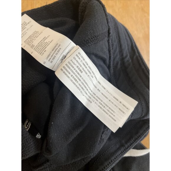 Abercrombie&Fitch Joggers Pants Womens L Black Fleece Elastic Waist Logo - Picture 10 of 12